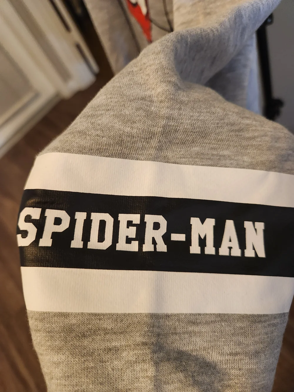 Marvel Grey Crewneck Sweatshirt with Black Logo